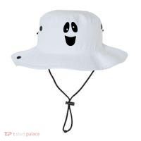 Funny Halloween Ghost Face Bucket Hat thumb 0