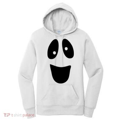 Funny Halloween Ghost Face Women's Hoodie