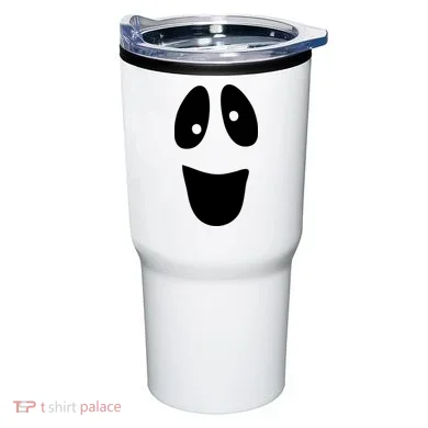 Funny Halloween Ghost Face Tumbler