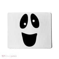 Funny Halloween Ghost Face Mousepad thumb 0
