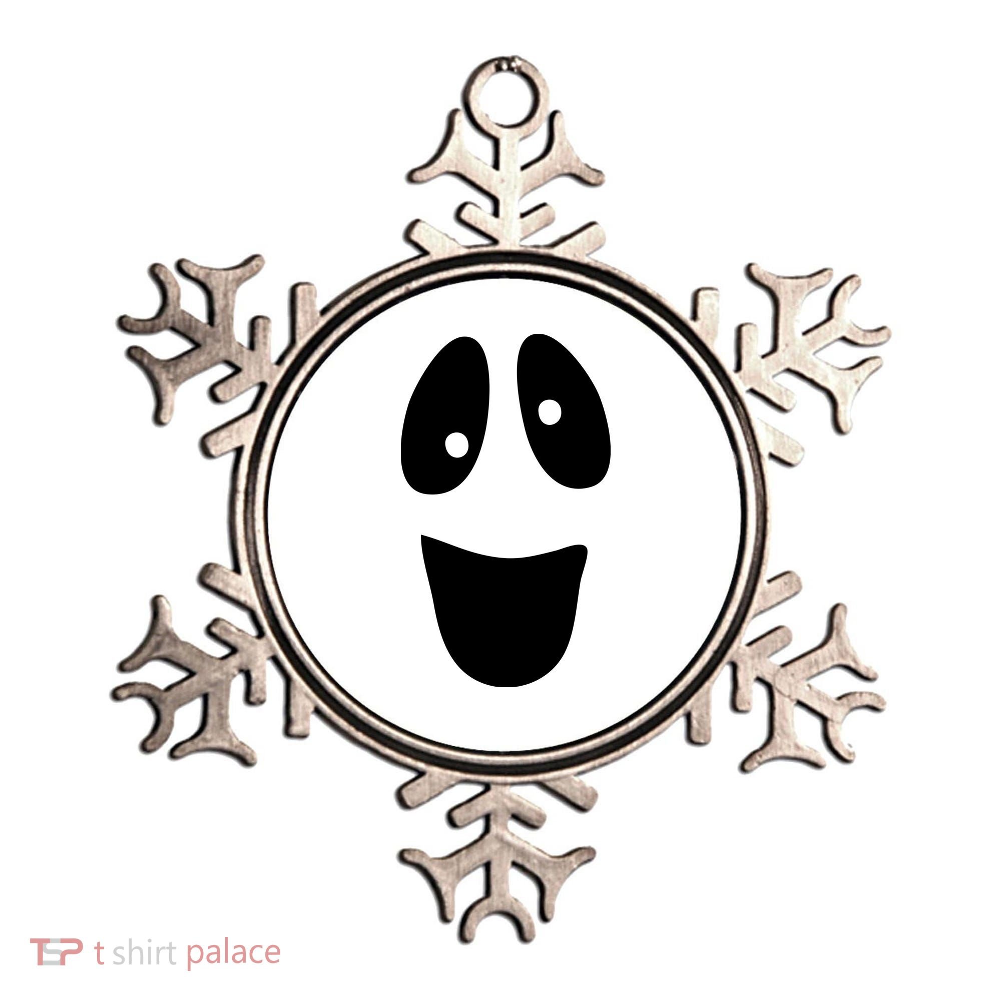 Funny Halloween Ghost Face Ornament