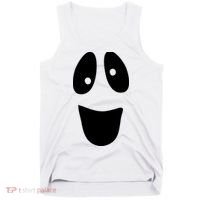 Funny Halloween Ghost Face Tank Top thumb 0