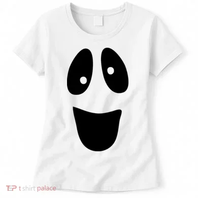 Funny Halloween Ghost Face Women's T-Shirt
