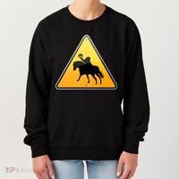 Funny Halloween Headless Horseman Crossing Women's Sweatshirt thumb 0