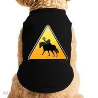 Funny Halloween Headless Horseman Crossing Doggie Tank thumb 0