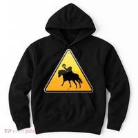 Funny Halloween Headless Horseman Crossing Hoodie thumb 0