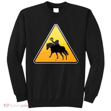 Funny Halloween Headless Horseman Crossing Sweatshirt