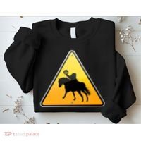 Funny Halloween Headless Horseman Crossing Sweatshirt thumb 2