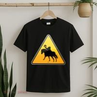 Funny Halloween Headless Horseman Crossing T-Shirt thumb 2