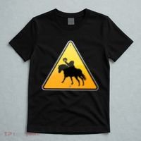 Funny Halloween Headless Horseman Crossing T-Shirt thumb 5