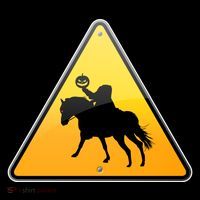 Funny Halloween Headless Horseman Crossing Coffee Mug thumb 5