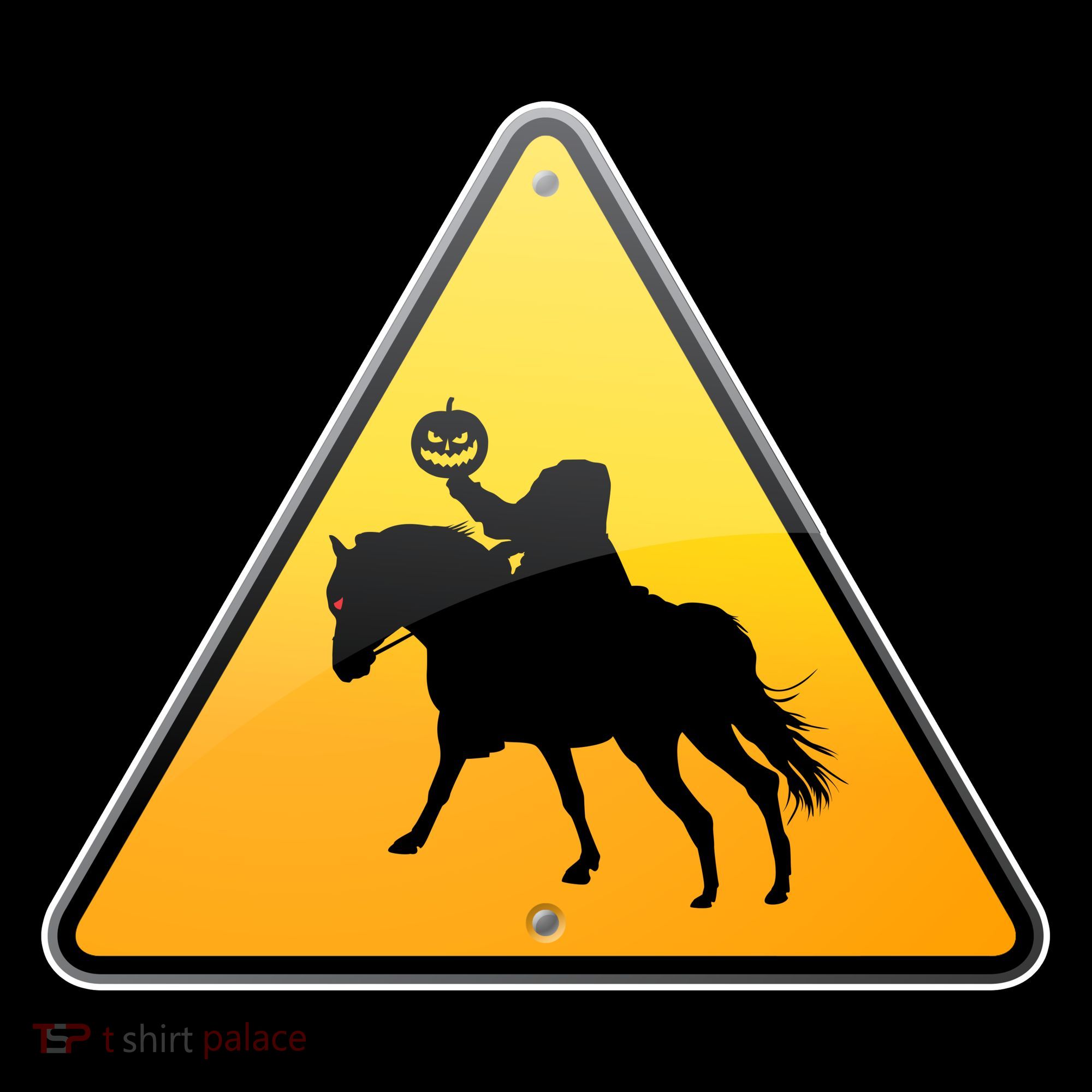 Funny Halloween Headless Horseman Crossing Coffee Mug