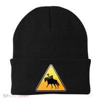 Funny Halloween Headless Horseman Crossing Beanie thumb 0
