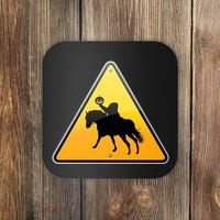 Funny Halloween Headless Horseman Crossing Coaster thumb 0