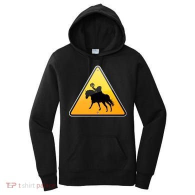 Funny Halloween Headless Horseman Crossing Women's Hoodie