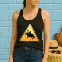 Funny Halloween Headless Horseman Crossing Women's Tank Top thumb 2