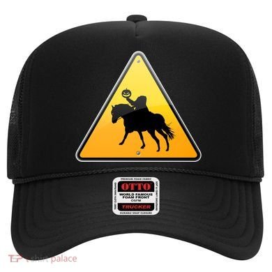 Funny Halloween Headless Horseman Crossing Hat