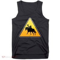 Funny Halloween Headless Horseman Crossing Tank Top thumb 0