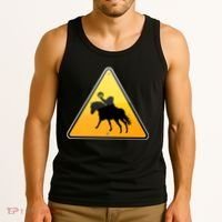 Funny Halloween Headless Horseman Crossing Tank Top thumb 3