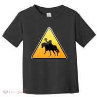 Funny Halloween Headless Horseman Crossing Toddler T-Shirt thumb 0