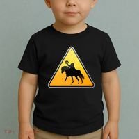 Funny Halloween Headless Horseman Crossing Toddler T-Shirt thumb 2