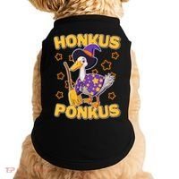 Funny Halloween Honkus Ponkus Duck Doggie Tank thumb 0