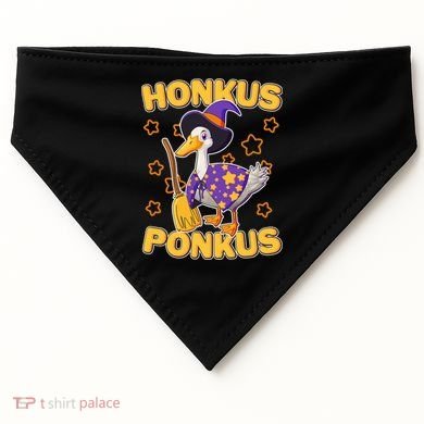 Funny Halloween Honkus Ponkus Duck USA-Made Doggie Bandana