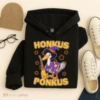 Funny Halloween Honkus Ponkus Duck Hoodie thumb 4