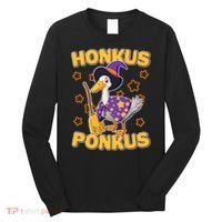 Funny Halloween Honkus Ponkus Duck Long Sleeve Shirt thumb 0