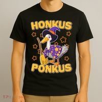 Funny Halloween Honkus Ponkus Duck T-Shirt thumb 3