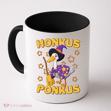 Funny Halloween Honkus Ponkus Duck Coffee Mug