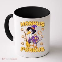 Funny Halloween Honkus Ponkus Duck Coffee Mug thumb 0