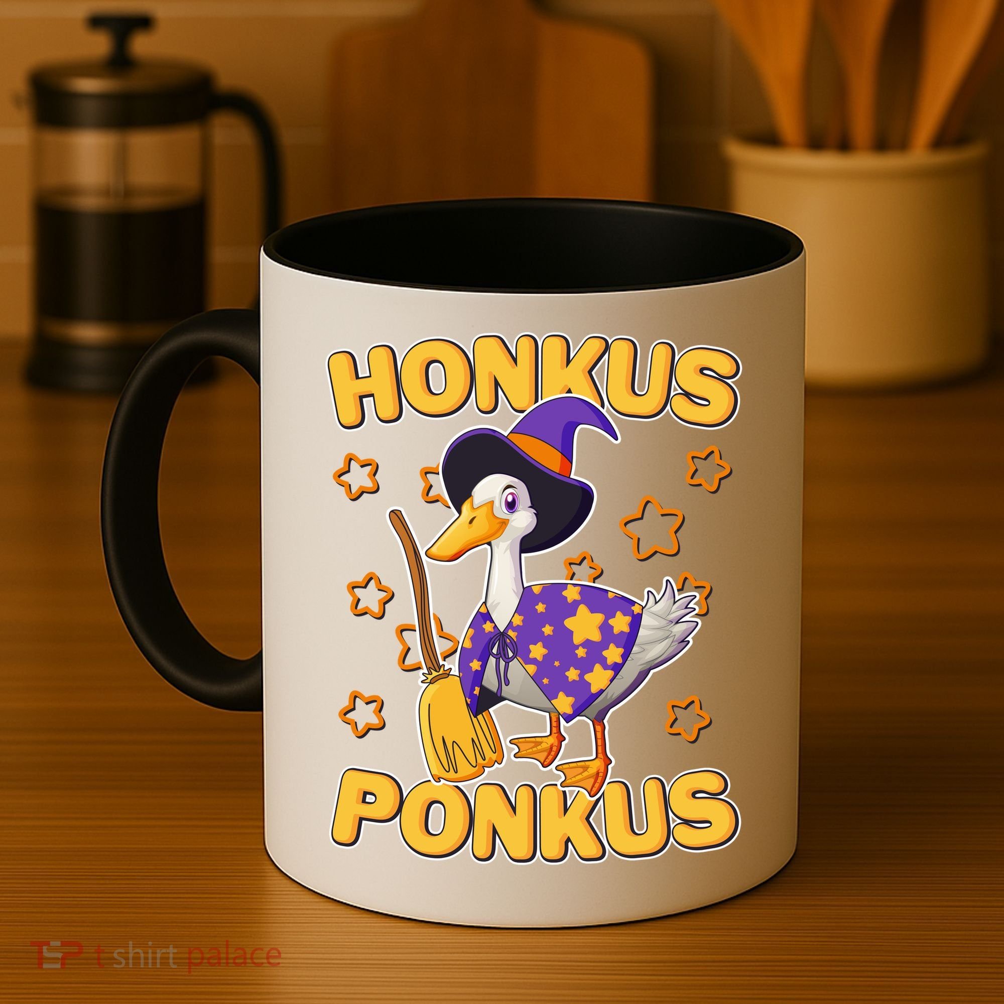 Funny Halloween Honkus Ponkus Duck Coffee Mug