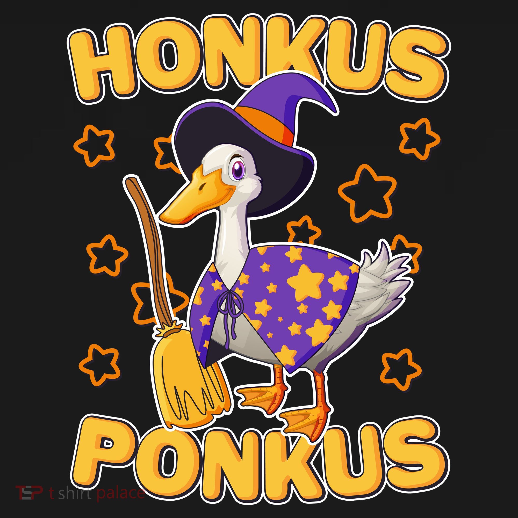 Funny Halloween Honkus Ponkus Duck Coaster