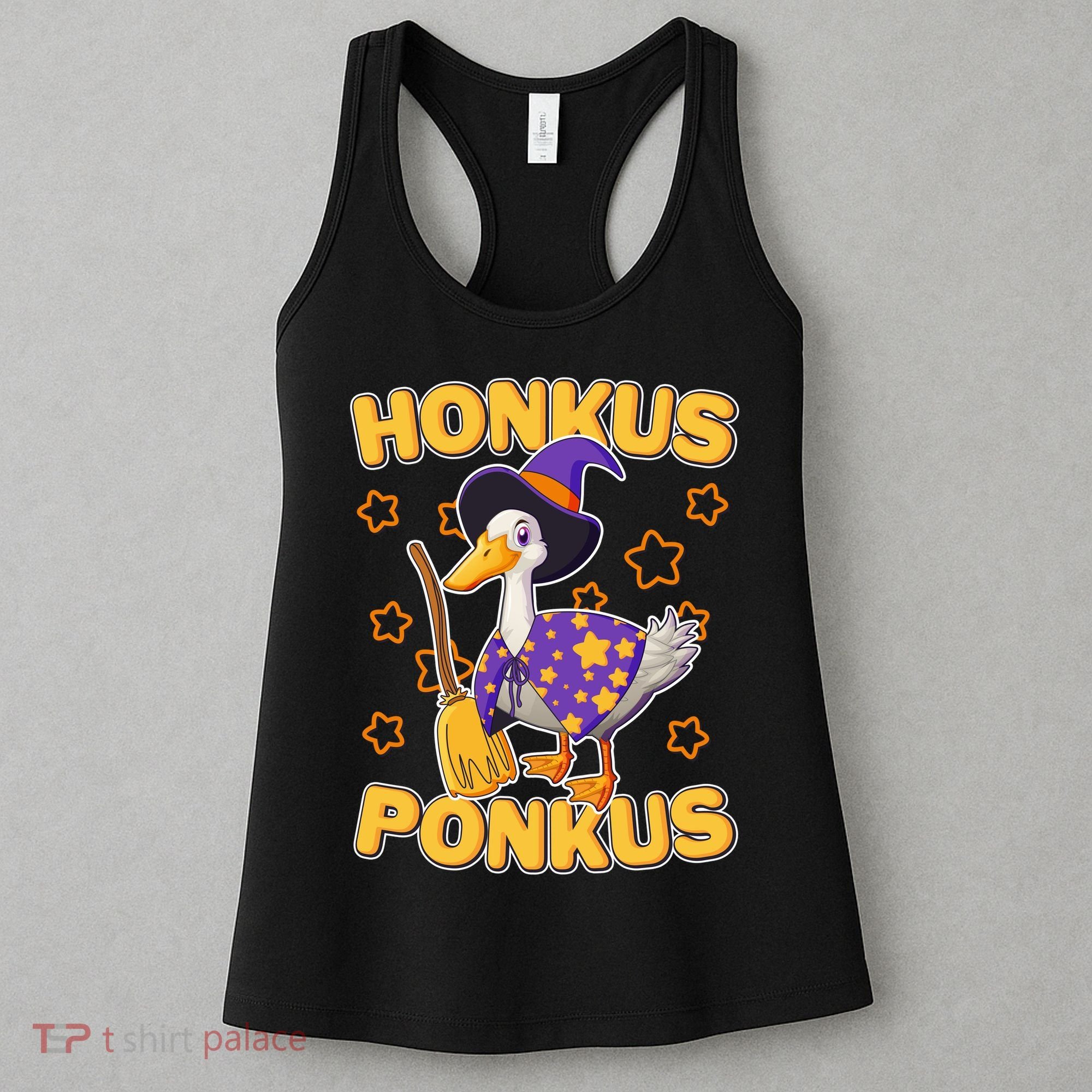 Funny Halloween Honkus Ponkus Duck Women's Tank Top