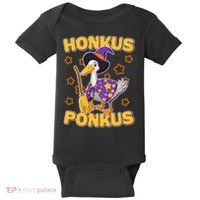 Funny Halloween Honkus Ponkus Duck Baby Bodysuit thumb 0