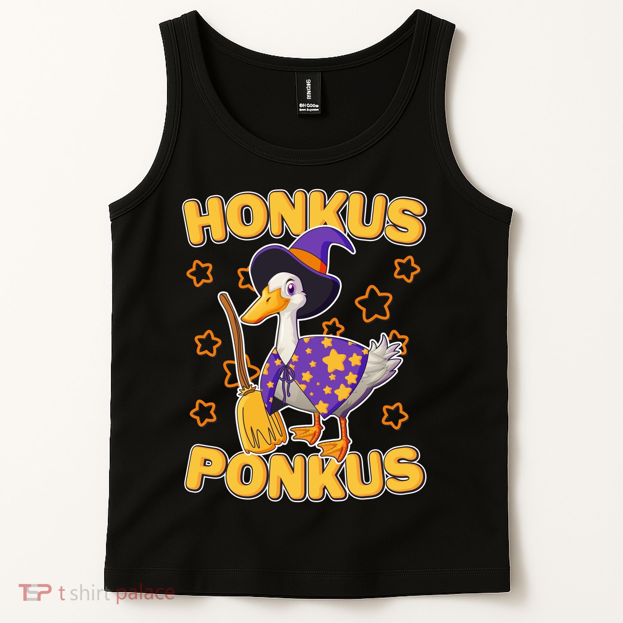 Funny Halloween Honkus Ponkus Duck Tank Top