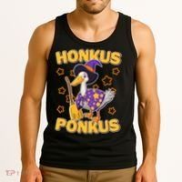 Funny Halloween Honkus Ponkus Duck Tank Top thumb 3