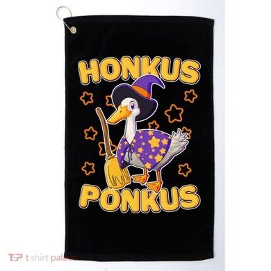 Funny Halloween Honkus Ponkus Duck Golf Towel