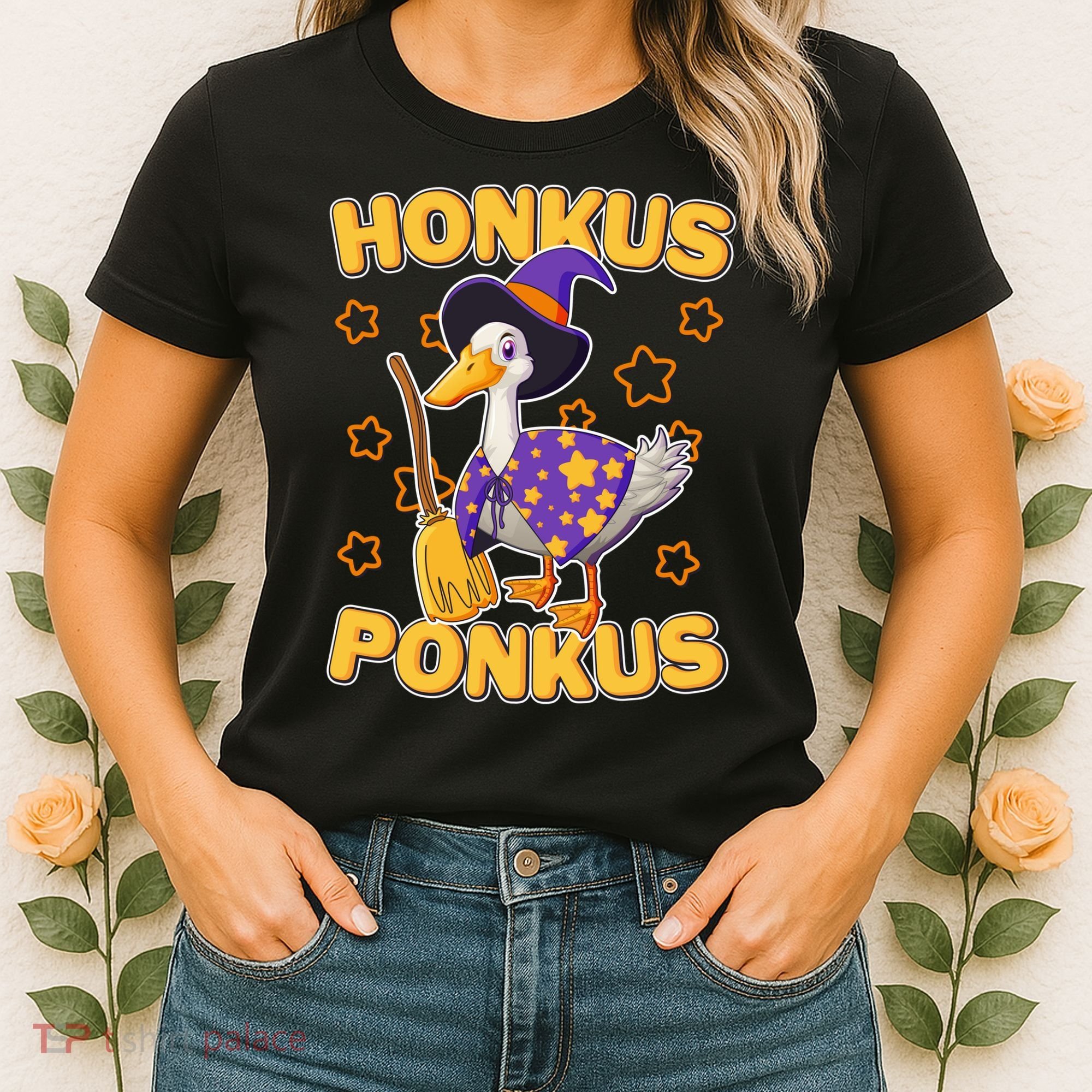 Funny Halloween Honkus Ponkus Duck Women's T-Shirt