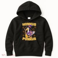 Funny Halloween Honkus Ponkus Duck Kids Hoodie thumb 0