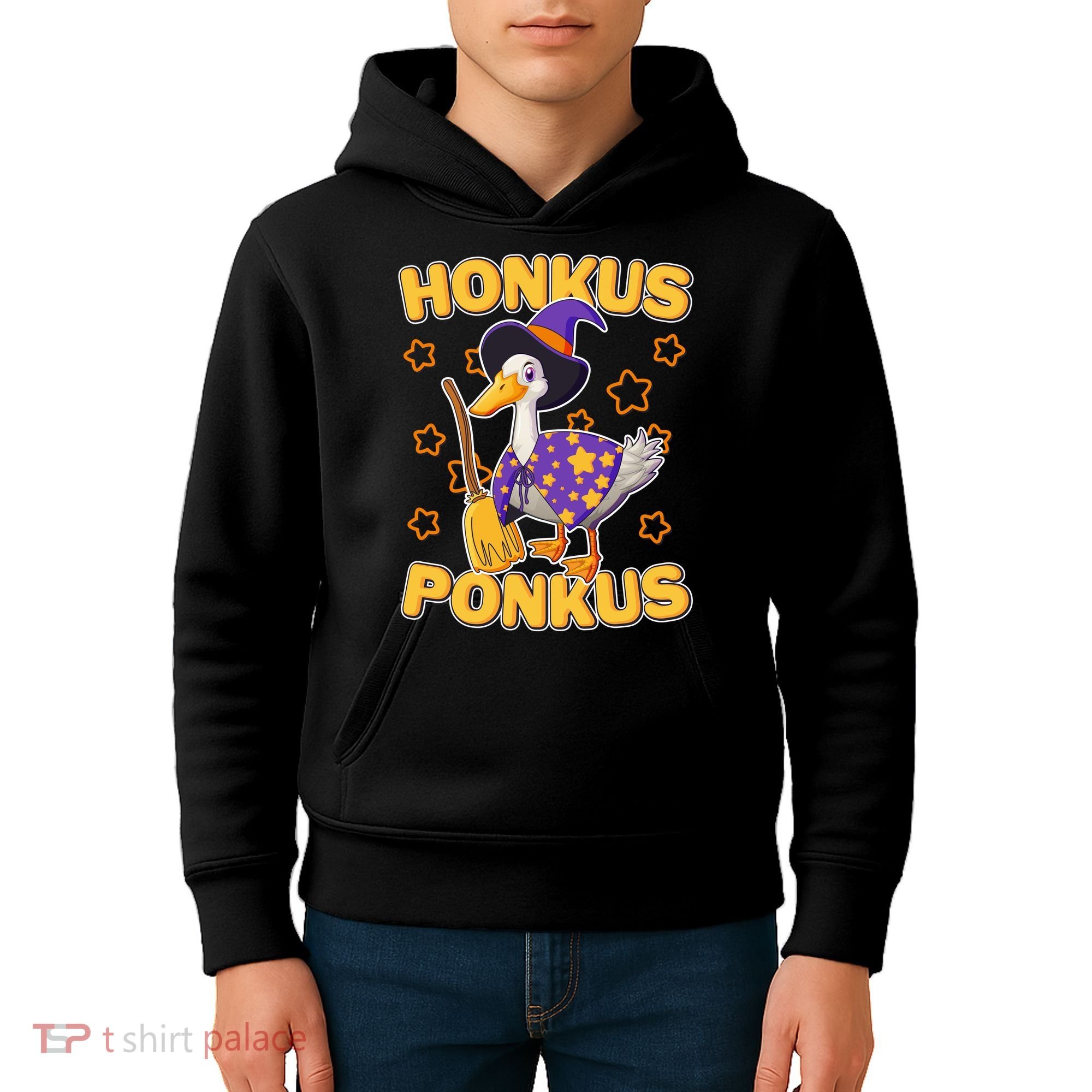 Funny Halloween Honkus Ponkus Duck Kids Hoodie