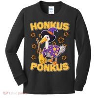 Funny Halloween Honkus Ponkus Duck Kids Long Sleeve Shirt thumb 0