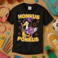 Funny Halloween Honkus Ponkus Duck Kids T-Shirt thumb 3