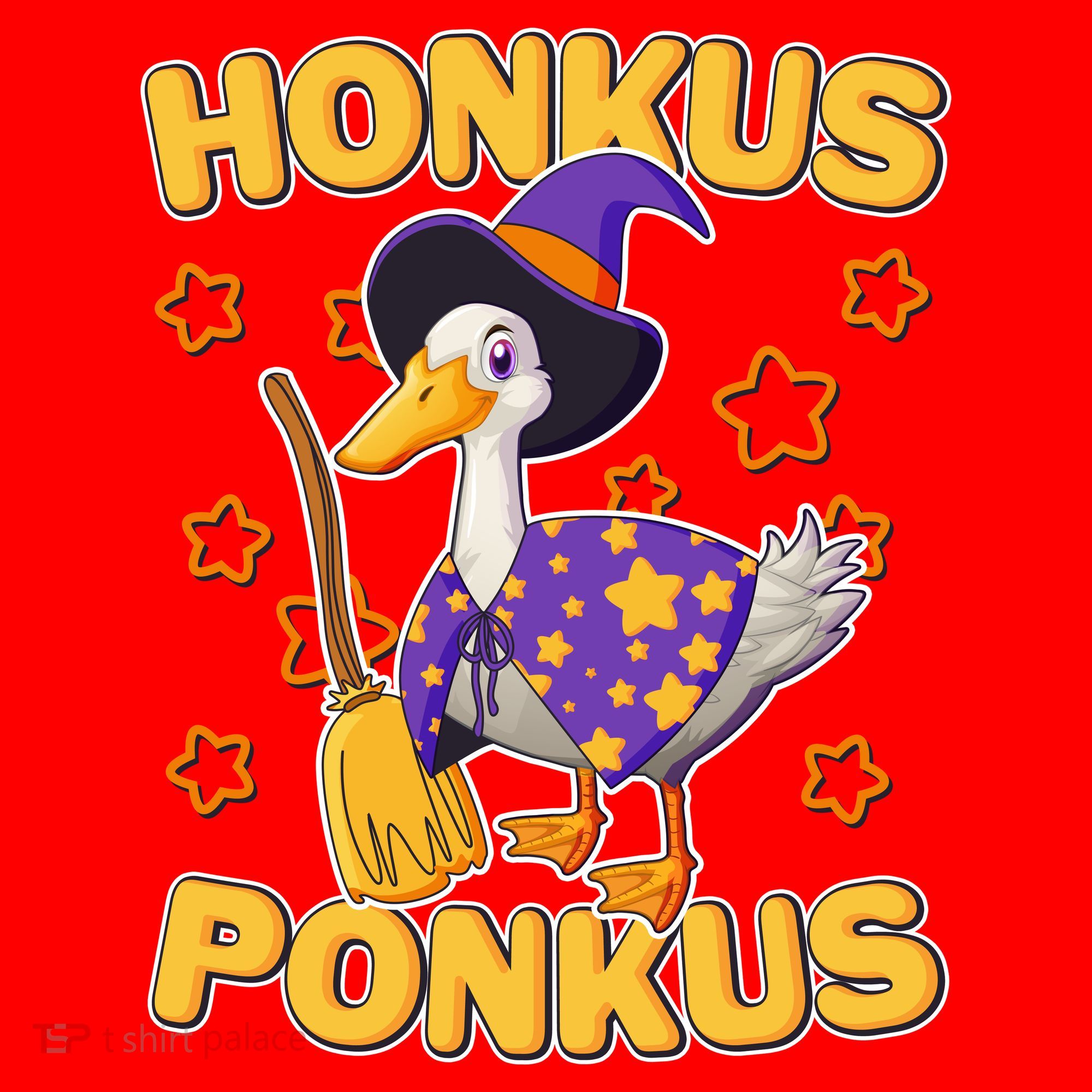 Funny Halloween Honkus Ponkus Duck Santa Hat