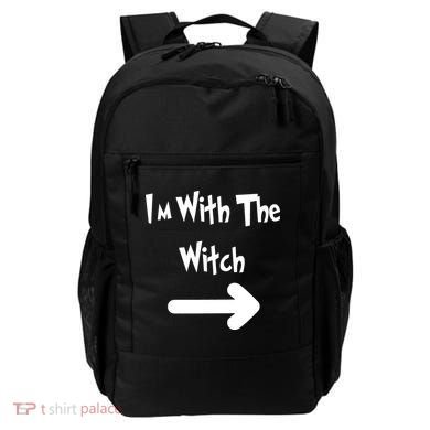 Funny Halloween I'm With The Witch  Backpack