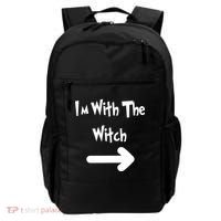 Funny Halloween I'm With The Witch  Backpack thumb 0