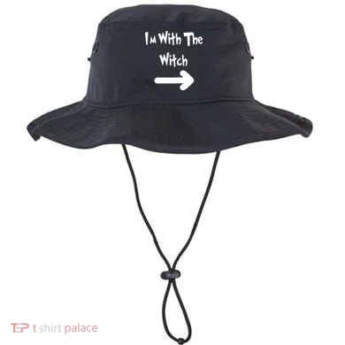 Funny Halloween I'm With The Witch  Bucket Hat