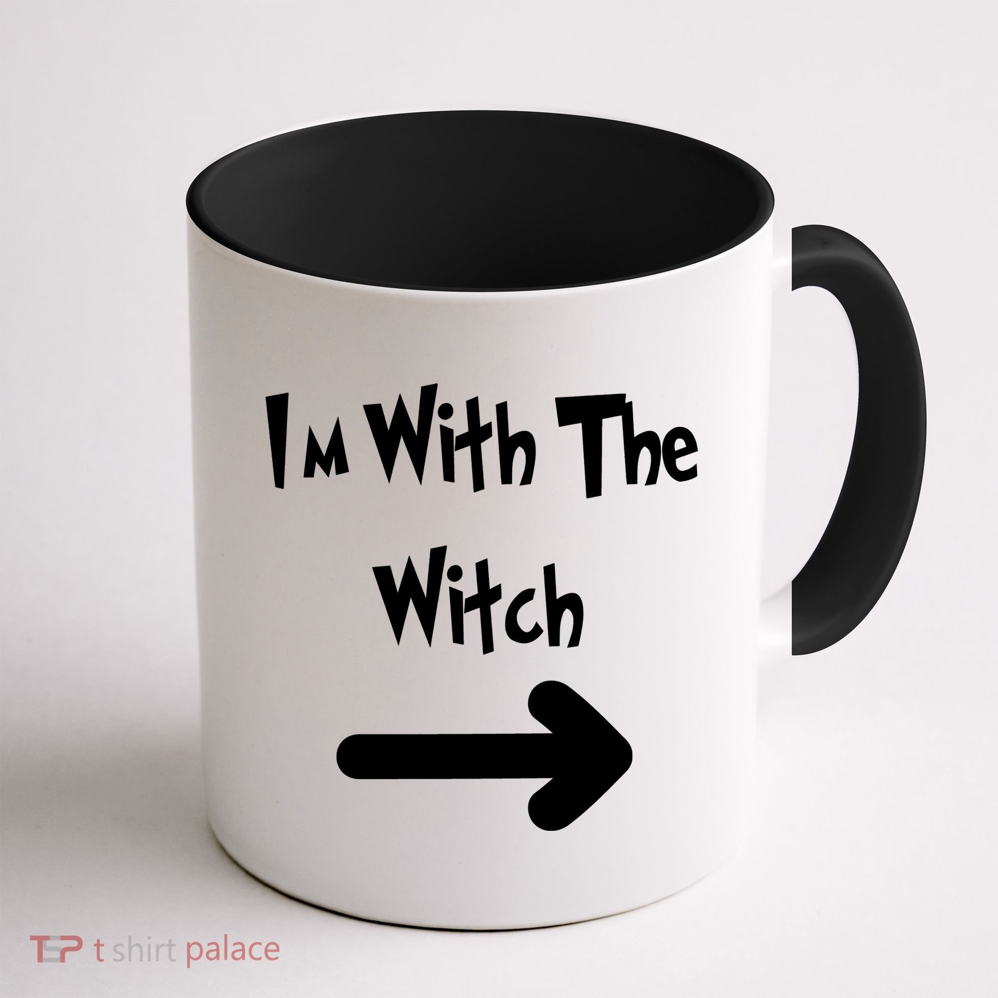 Funny Halloween I'm With The Witch  Coffee Mug