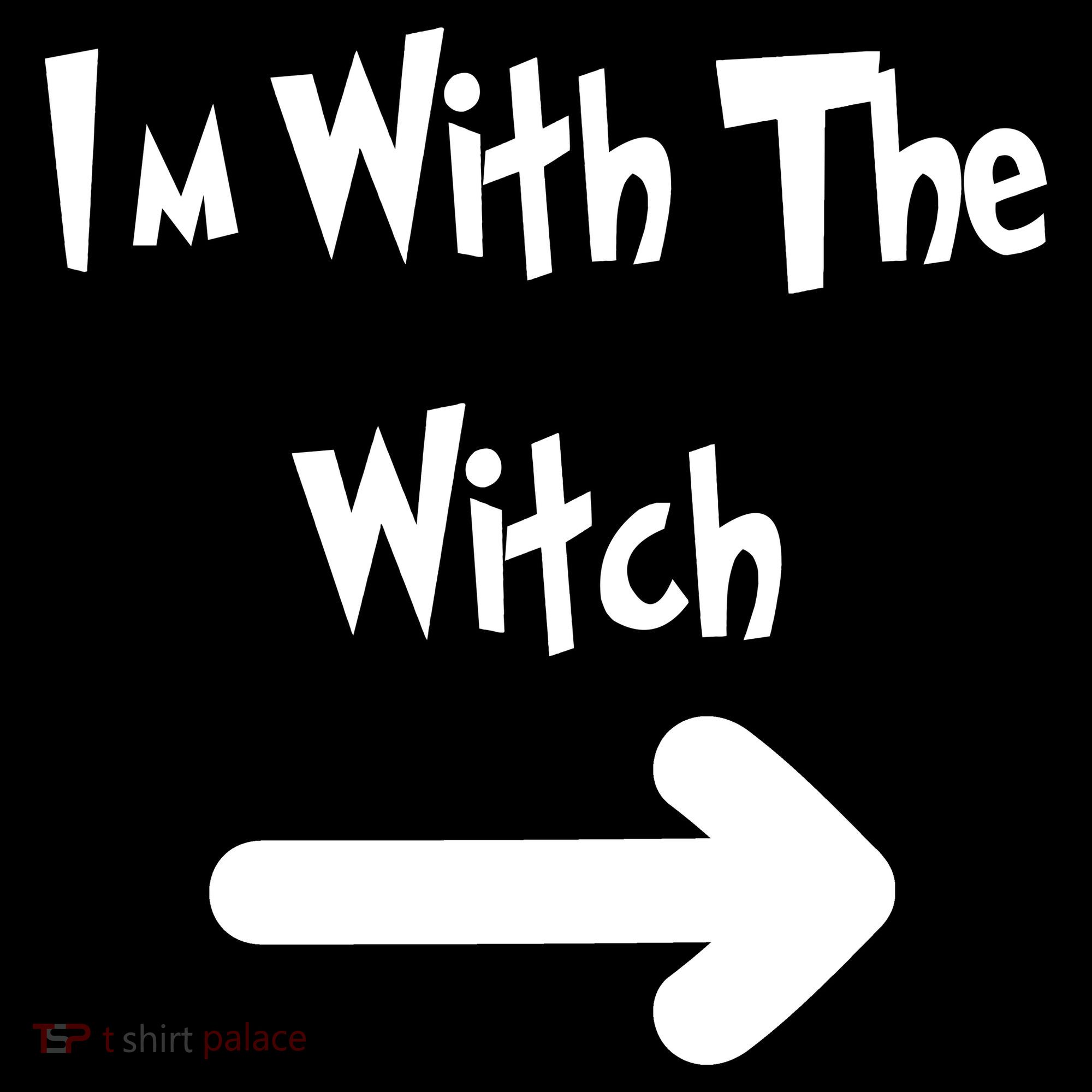 Funny Halloween I'm With The Witch  Mousepad